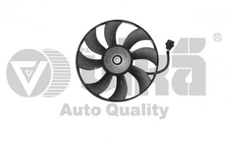 Вентилятор радиатора 250W Skoda Fabia (00-04,05-10), Roomster (06-10)/VW Polo (02-10)/Seat Ibiza (02-05,06-10) Vika 99590015801