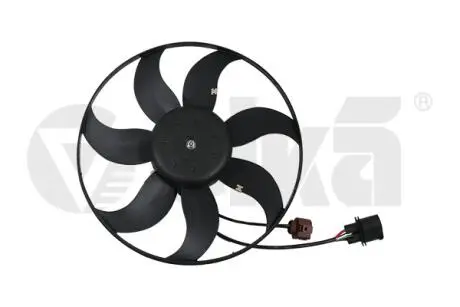 Вентилятор радиатора 220W Skoda Fabia (11-15), Octavia (04-13)/VW Caddy (04-16), Golf (04-16), Jetta (06-15), Passat (06-15) Vika 99590579501