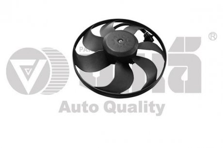 Вентилятор радиатора 300/60W VW Bora (99-05), Golf (98-06)/Audi A3 (01-03)/Seat Leon (00-06), Toledo (99-04) Vika 99590609801