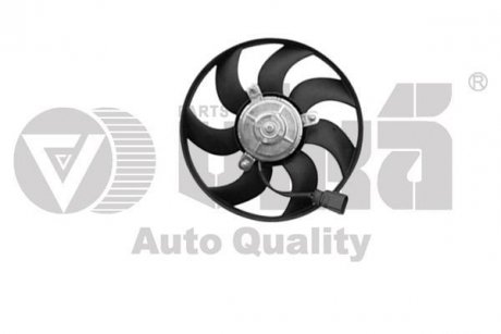 Вентилятор радиатора 200W Skoda Octavia (04-08,09-13), Superb (08-13,14-)/VW Passat (06-07)/Audi A3 (04-13) Vika 99590789801 (фото 1)