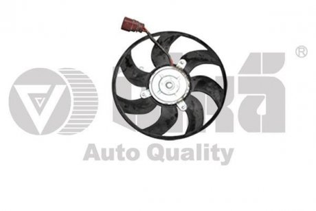 Вентилятор радиатора 150W Skoda Octavia (04-09,13-)/VW Caddy (04-), Golf (04-), Passat (06-11), Polo (10-)/Audi A3 (04-) Vika 99590993501 (фото 1)
