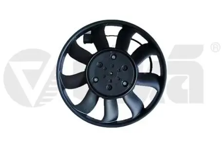 Вентилятор радиатора 600W VW Touareg (17-23)/Audi A6, A7, A8, Q7, Q8 (15-) 390мм Vika 99591828301