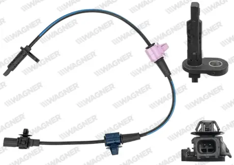 HONDA Датчик ABS задній правий CR-V IV 1.6-2.4 12- WAGNER ABS00779