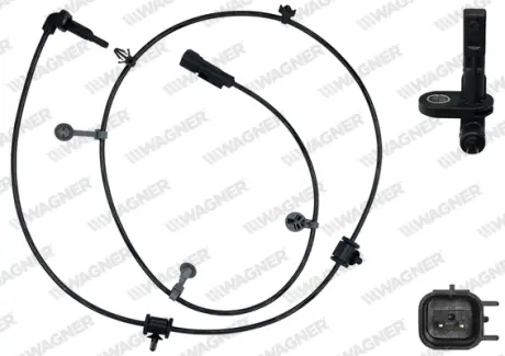 OPEL Датчик ABS задн. лівий INSIGNIA A 08- WAGNER ABS00985