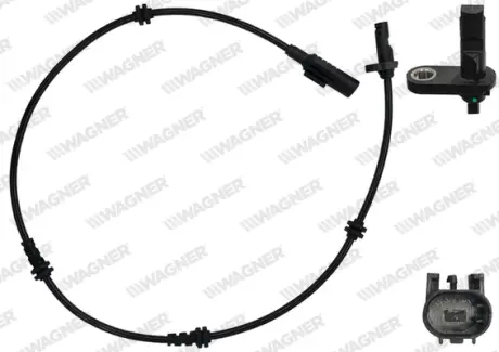 DB датчик ABS передн. W211 4-matic 03- WAGNER ABS01065