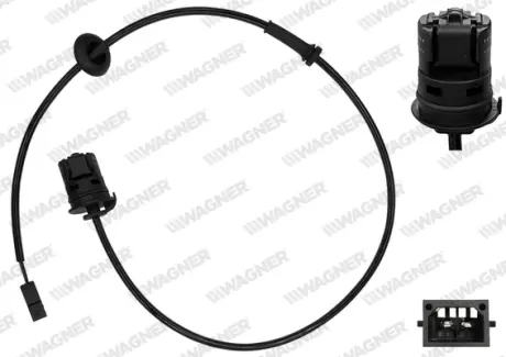 AUDI Датчик ABS задн. прав. A6 C4 2.8 95-, A6 C5 (4B2) 2.4 01- WAGNER ABS01187