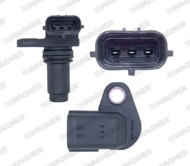 Датчик положення розподільчого валу (без проводу) VOLVO S60 II, S60 III, S80 II, S90 II, V40, V60 I, V60 II, V70 III, V90 II, XC40, XC60 I, XC60 II, XC70 II, XC90 I, XC90 II 1.5-5.0H 03.06- WAGNER CAS00044