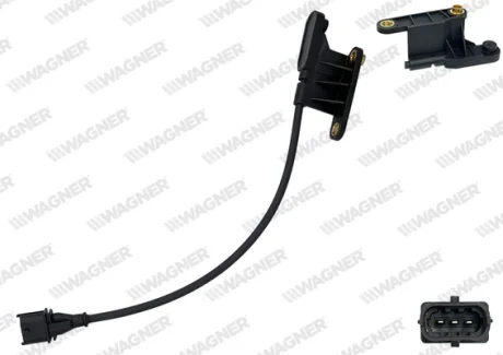 Датчик положення розподільчого валу OPEL ASTRA G, ASTRA G CLASSIC, ASTRA G/KOMBI, COMBO TOUR, COMBO/MINIVAN, CORSA C, MERIVA A, VECTRA B, VECTRA C, VECTRA C GTS, ZAFIRA A 1.4/1.6/1.6CNG 10.95- WAGNER CAS00116