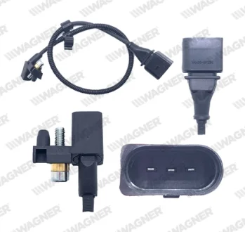 Датчик положення колінчастого вала AUDI A2, SEAT AROSA, CORDOBA, IBIZA II, IBIZA III, INCA, SKODA FABIA I, VW CADDY II, CADDY II/MINIVAN, LUPO I, POLO, POLO III 1.0/1.4/1.6 07.95-04.12 WAGNER CRS00170