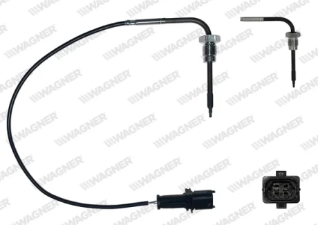 Датчик температури вихлопних газів FIAT SEDICI, SUZUKI SX4 1.9D 06.06- WAGNER ETP00240