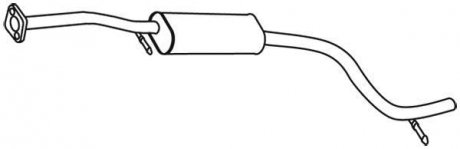 Глушитель системы выпуска (средний) WALKER 18739 (фото 1)