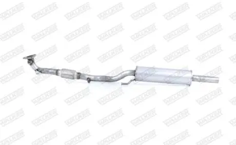 Глушник вихлопної системи середній VW FOX 1.2 04.05-12.11 WALKER 23685