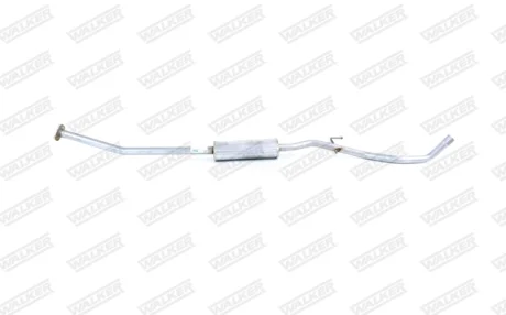 Глушник вихлопної системи середній NISSAN NOTE 1.4/1.4LPG 01.06-08.13 WALKER 24286