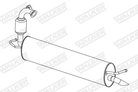 Автозапчасть WALKER 24305
