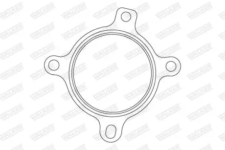 Прокладка трубы выхлопной Audi Q5/Q7/VW Touareg 2.0 TFSI 08- WALKER 82935
