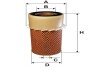 Фільтр повітряний MITSUBISHI AM430/ (WIX-FILTERS) WIX FILTERS WA6104 (фото 1)