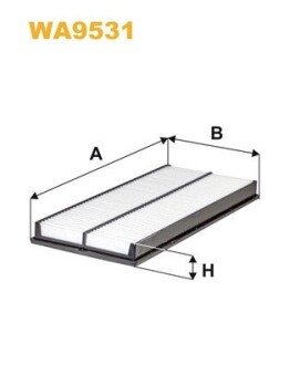 Фільтр повітряний WIX FILTERS WA9531