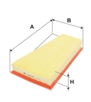 Фільтр повітряний MB A-class (W176)/B-class (W246/W242)/CLA (C117) 1.2-2.0 M270 11-19/GLA (X156) 13- WIX FILTERS WA9764 (фото 1)