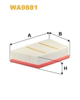 Фильтр воздушный WIX FILTERS WA9881