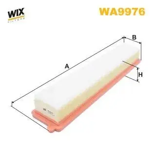 Фільтр забору повітря WIX FILTERS WA9976