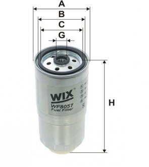 Фильтр топлива WIX FILTERS WF8057 (фото 1)