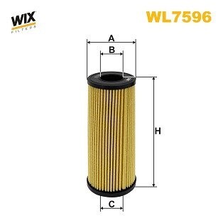 Фильтр масла WIX FILTERS WL7596