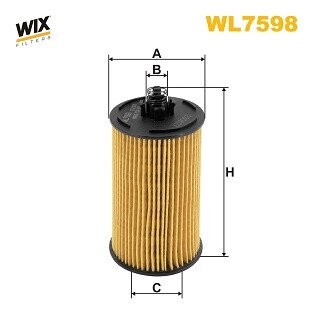 Фільтр масляний Opel Mokka A/X 1.4-1.8 16V/1.4T 12-20 WIX FILTERS WL7598