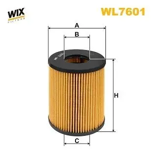 Фильтр масла WIX FILTERS WL7601