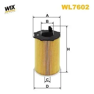 Фильтр масляный Hyundai Grand Santa Fe/Kia Sorento 3.03.3/3.5 GDI/D-CVVT 10- WIX FILTERS WL7602