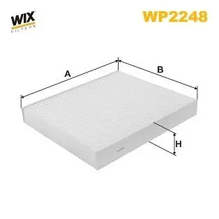 Фільтр салону WIX FILTERS WP2248