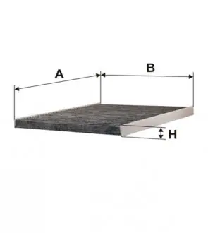 Фильтр воздуха (салона) WIX FILTERS WP6969