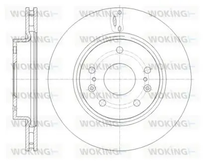 Тормозной диск пер. Vitara/Escudo/Vitara/Crossover/SX4 13- WOKING D61665.10