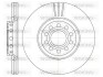 Тормозной диск перед. A4/A6/Passat/Superb (99-13) WOKING D6596.10 (фото 1)