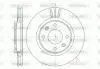 Диск тормозной перед. (Remsa) (кратно 2 шт.) PSA Berlingo Partner I / C-Elysee 301 / C4 I C3 / 207 208 307 (D6603.10) WOKING D660310 (фото 1)