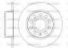 Гальмівний диск задн. A3/Altea/Beetle/Bora/Caddy (04-21) WOKING D6649.00 (фото 1)