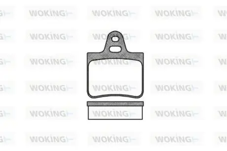 Тормозные колодки WOKING P002300