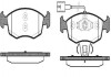 Колодки гальмівний диск. перед. (Remsa) Fiat 500 0.9 07-,Fiat 500 c 0.9 09-,Fiat Grande punto 1.4 05- WOKING P0723.52 (фото 1)