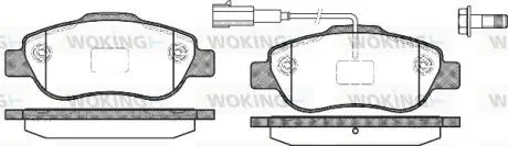 Гальмівні колодки WOKING P10003.11