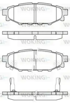 Гальмівні колодки WOKING P10363.12