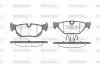 Колодки гальмівний диск. задн. (Remsa) Bmw 1 1.6 06-12,Bmw 1 2.0 03-13,Bmw 1 2.0 06-12 WOKING P10453.00 (фото 1)