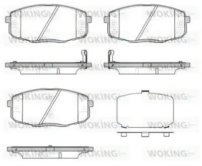 Гальмівні колодки WOKING P11383.12