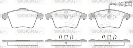 Гальмівні колодки WOKING P11453.11