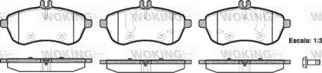 Гальмівні колодки WOKING P12013.00