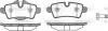 Колодки гальмівні дискові Mini Cooper, One, Clubman 08> / задн (P12443.00) WOK WOKING P1244300 (фото 1)