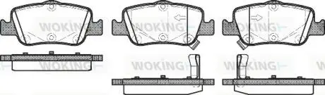 Гальмівні колодки WOKING P12563.02