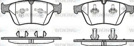 Колодки гальмівні WOKING P12713.00