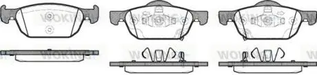Гальмівні колодки пер. Accord/Accord 08-15 WOKING P12843.02