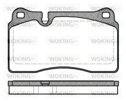 Гальмівні колодки WOKING P13003.30