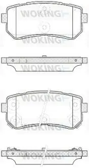 Гальмівні колодки WOKING P13093.42