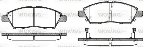 Колодки гальмівні WOKING P13103.02